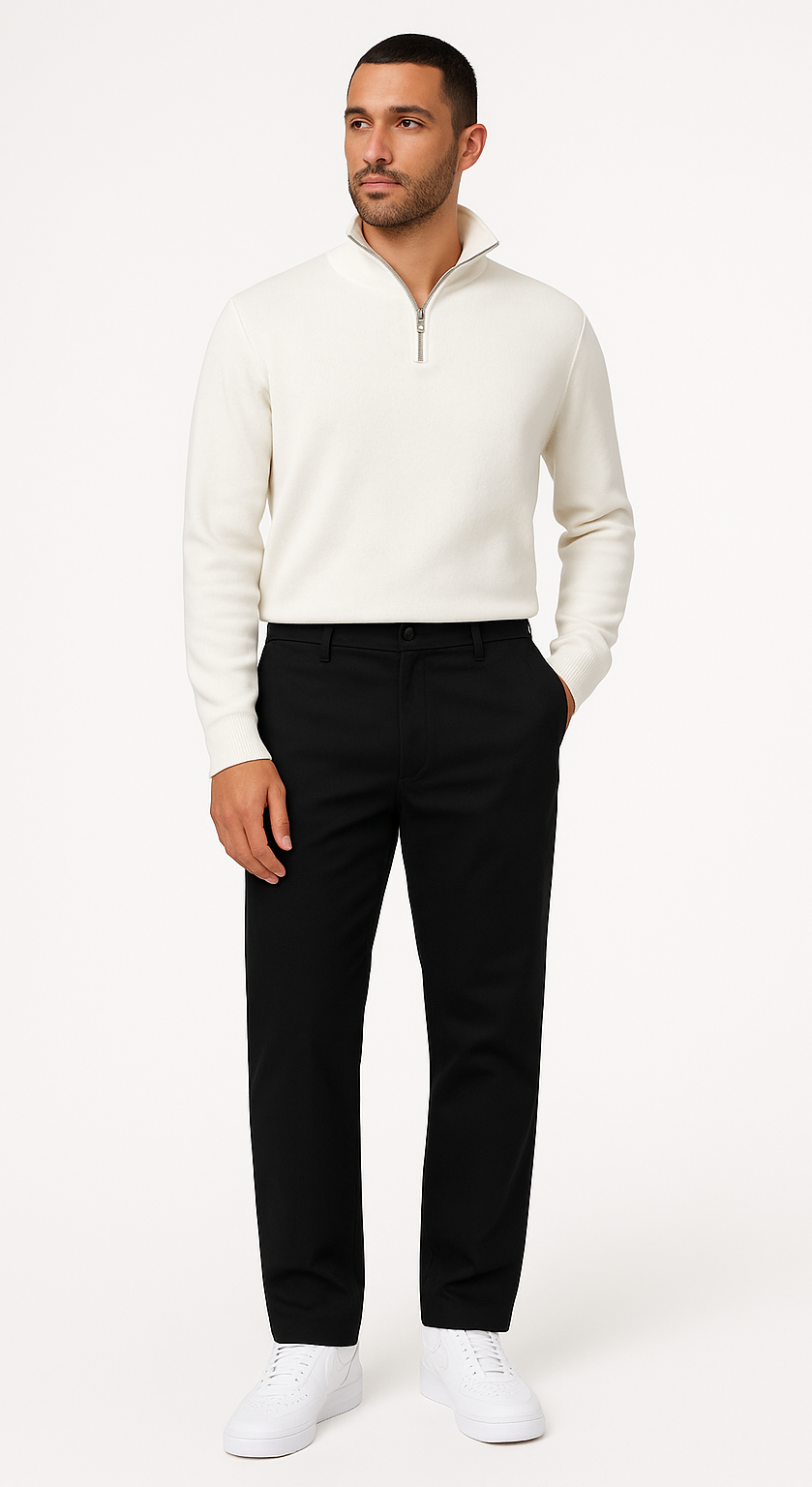Men’s Regular Fit Chino – Classic Black